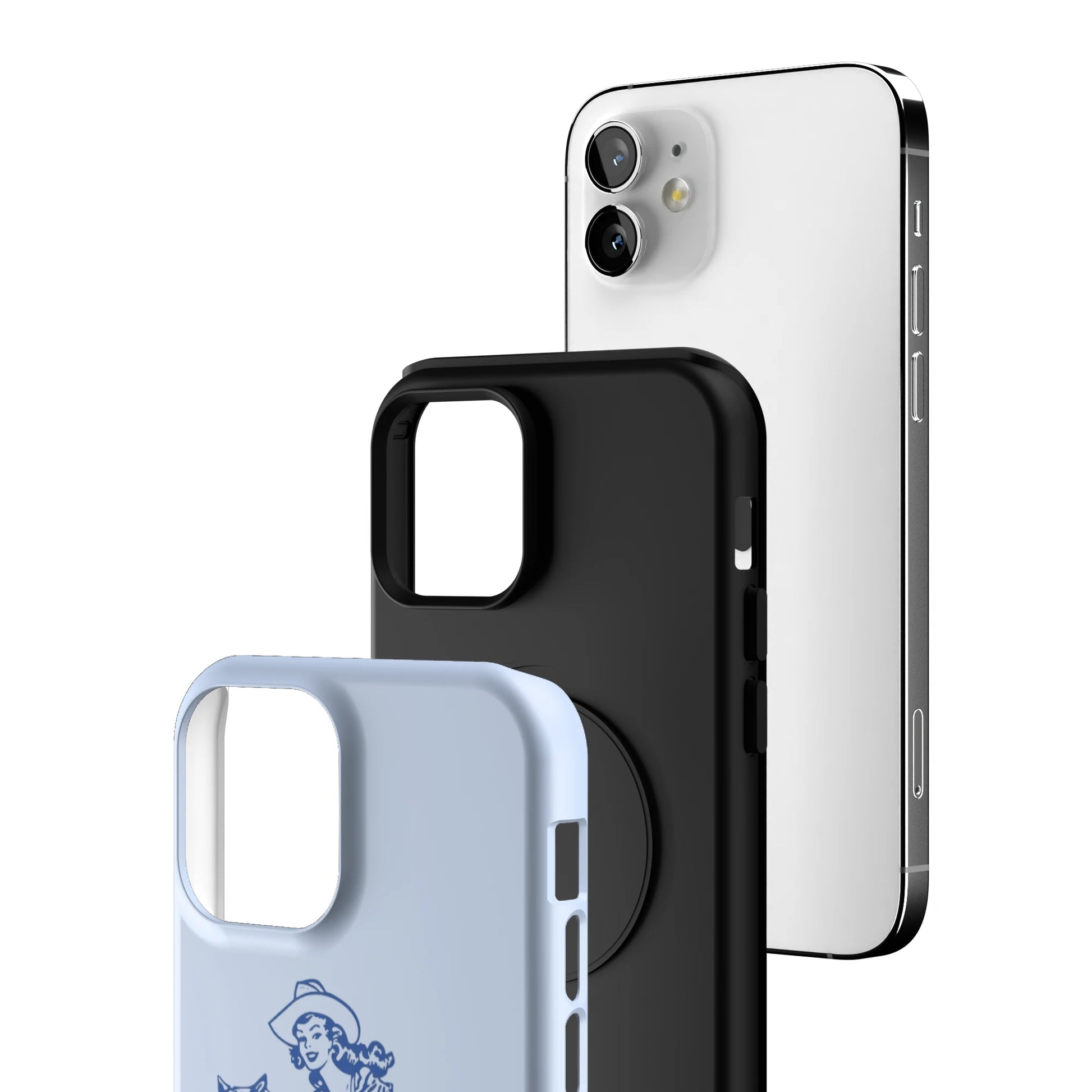 Blue-Lasso-Lady-iphone-case-iPhone 12-3