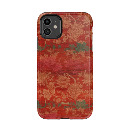 Crimson Tapestry iPhone Case