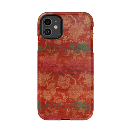 Crimson Tapestry iPhone Case