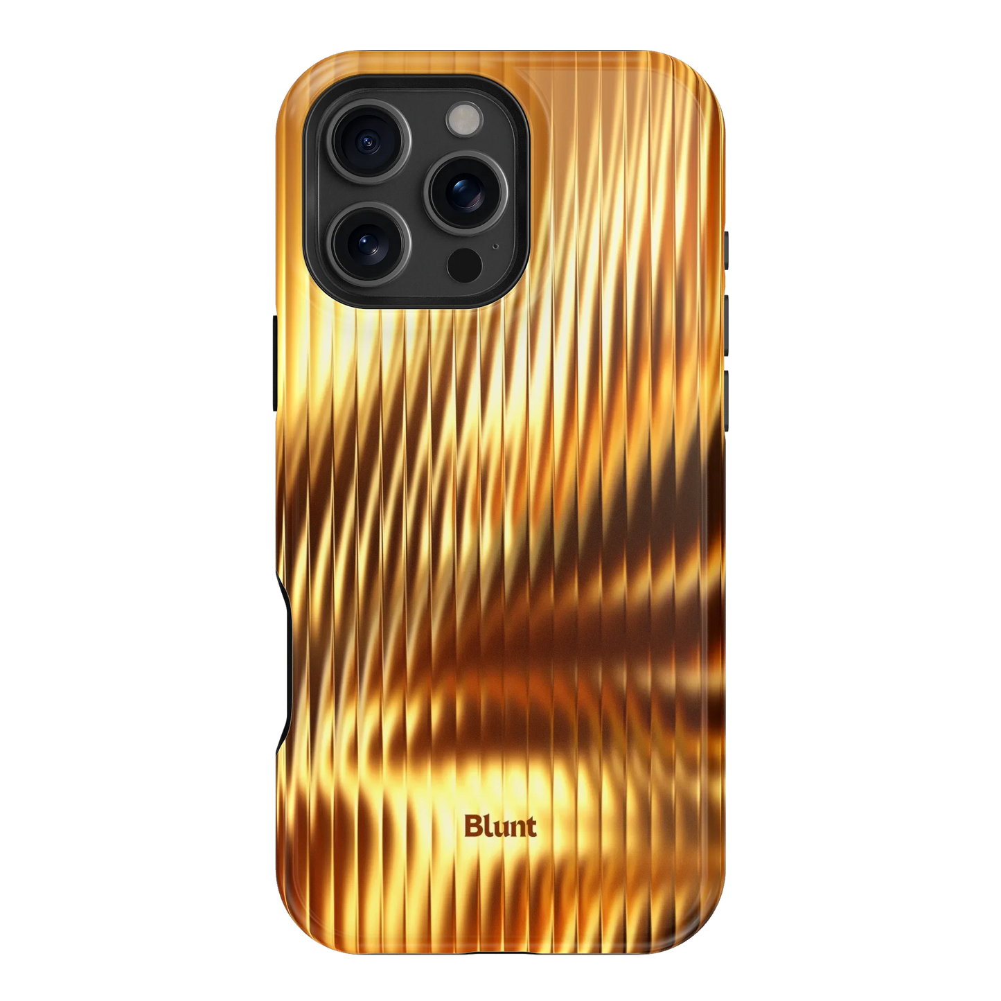 Golden Ripple iPhone Case