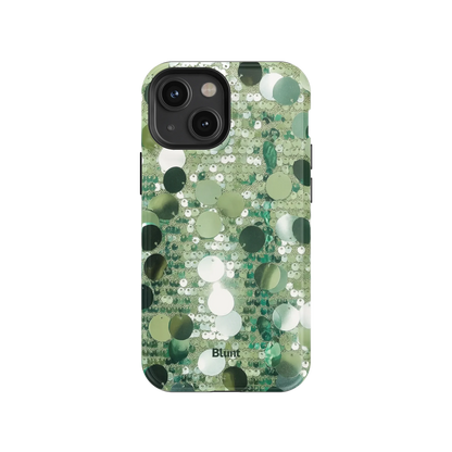 Sage Glitz iPhone Case