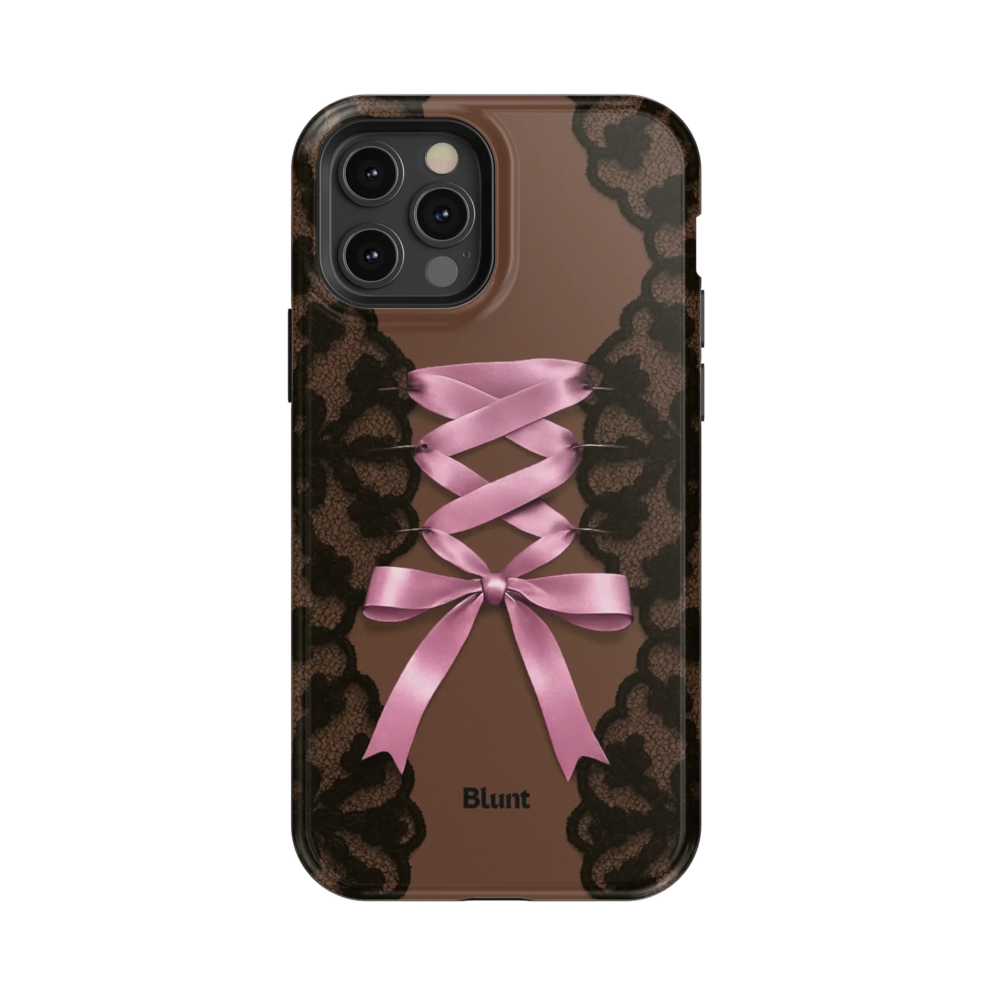 Brown Corset iPhone Case