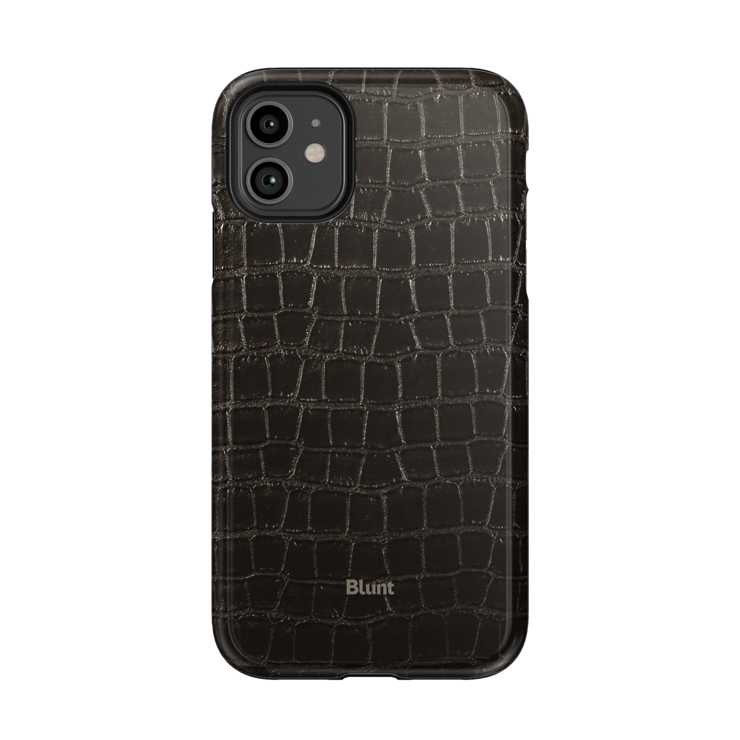Onyx Croc iPhone Case