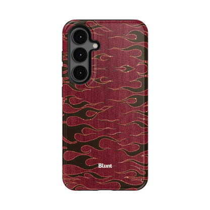 Crimson Fire Samsung Case