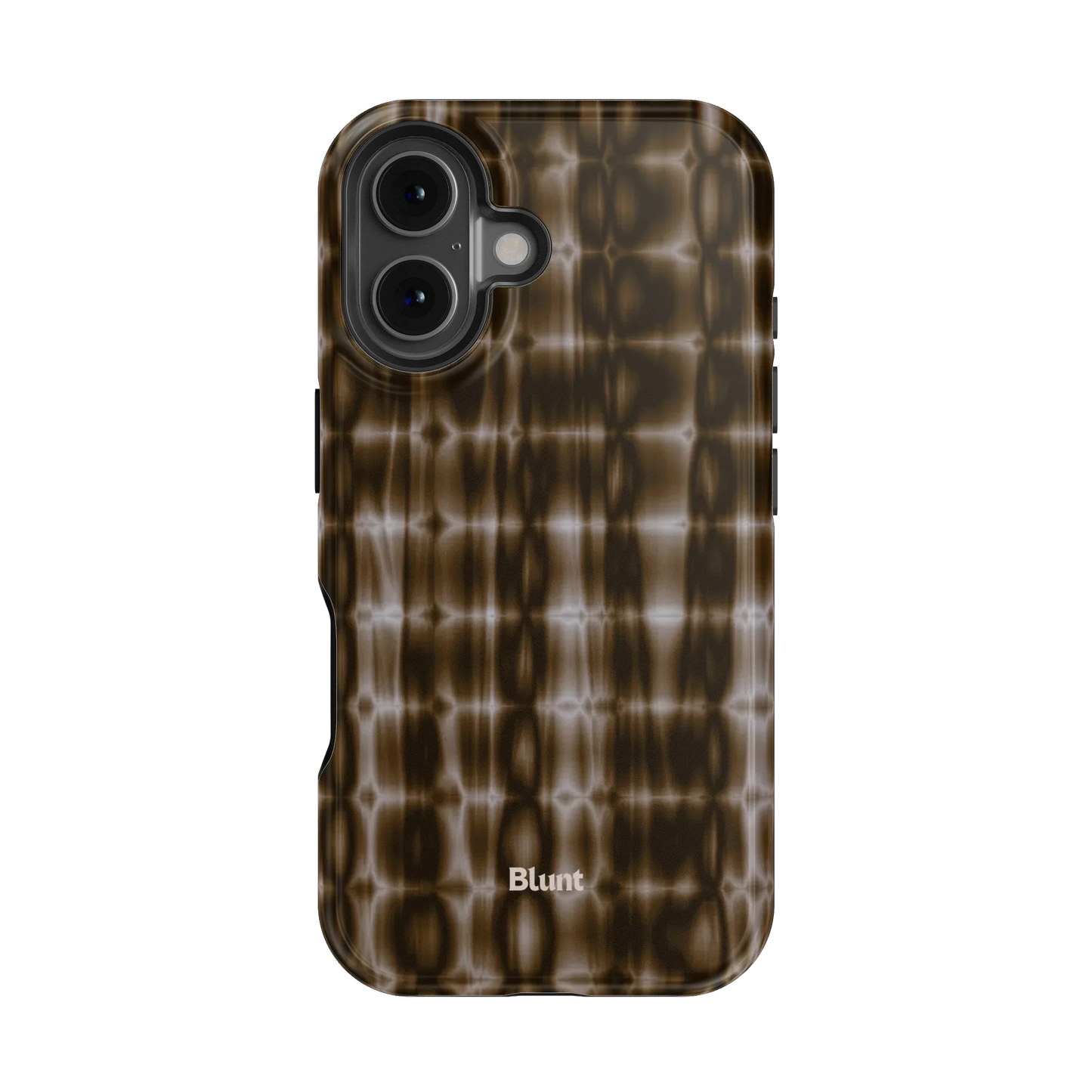 Brown Ripple iPhone Case