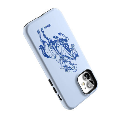 Blue-Lasso-Lady-iphone-case-iPhone 12-4