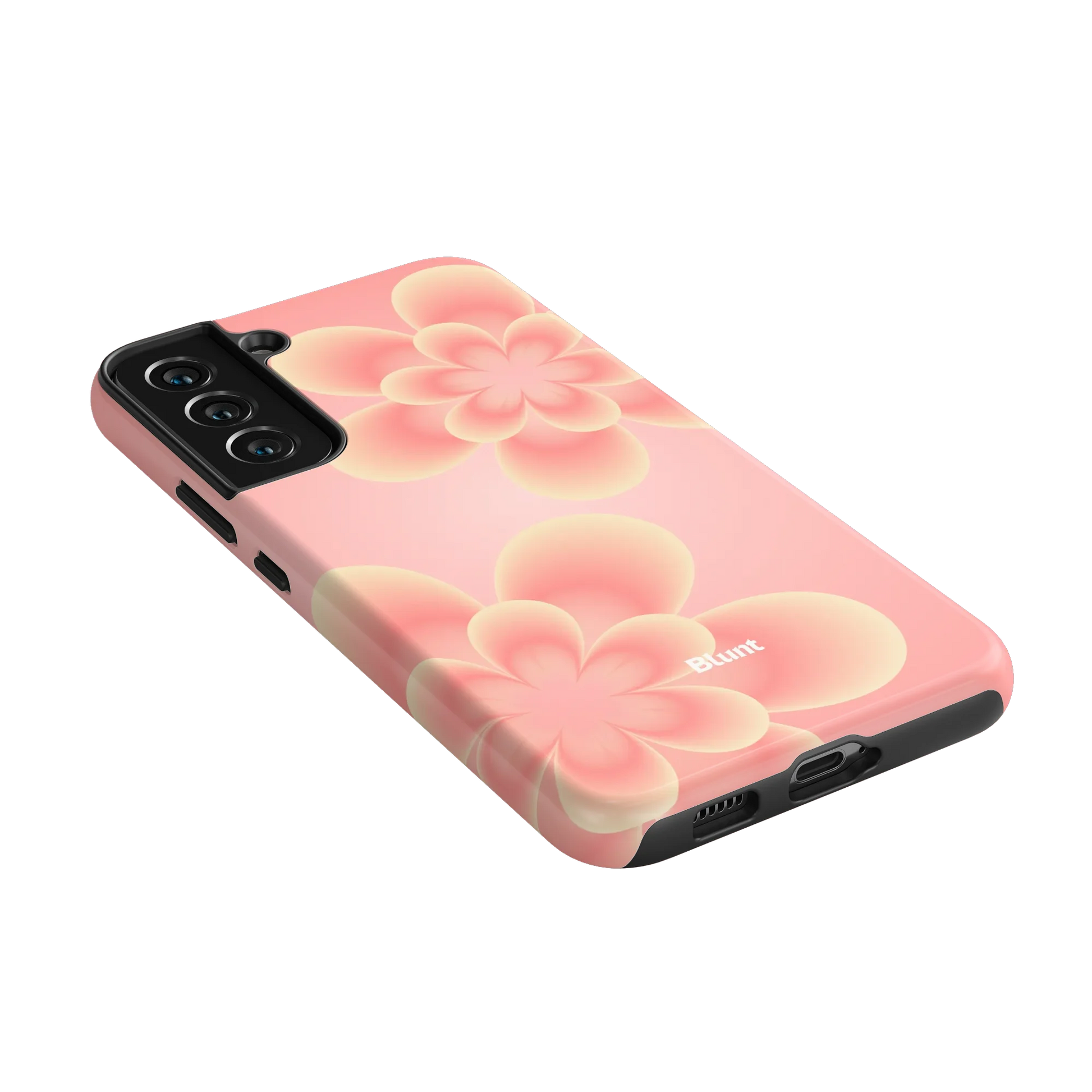 Peach-Petals-samsung-case-Galaxy S22 Plus-2