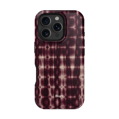 Purple Ripple iPhone Case