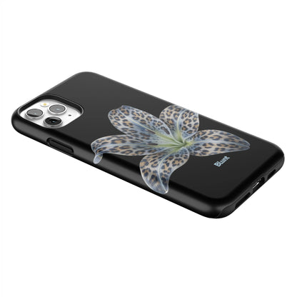 Blue-Leopard-Bloom-iphone-case-iPhone 11 Pro Max-2