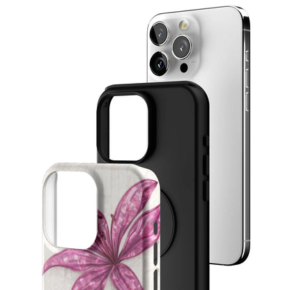 Purple-Floral-Luster-iphone-case-iPhone 15 Pro Max-3