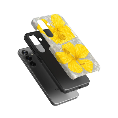 Yellow Coconut Bloom Samsung Case