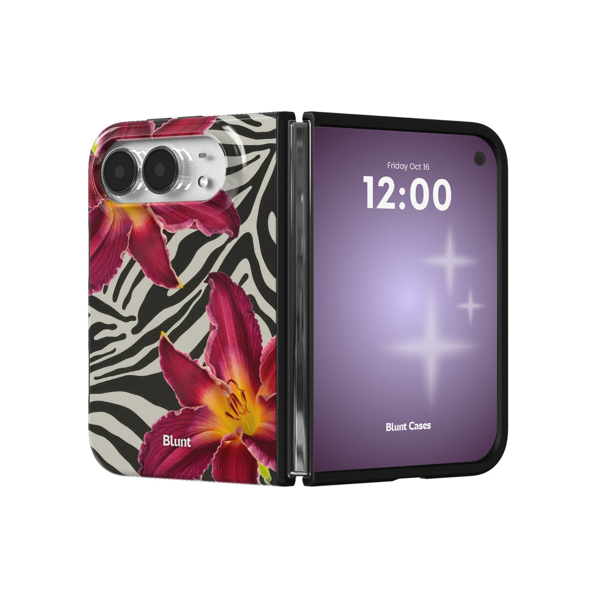 zebra-lily-iphone-case iPhone 18 Duo case, view 3