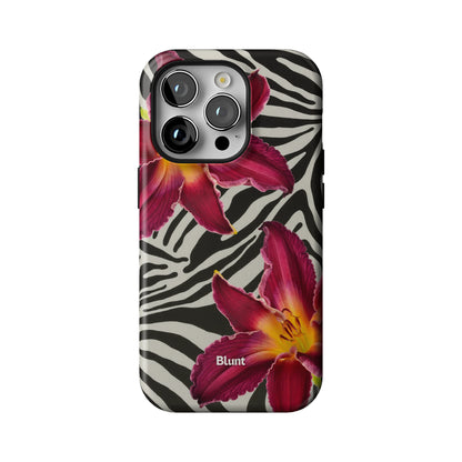 Zebra Lily iPhone Case gallery - Iphone_14_Pro_1