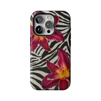 Zebra Lily iPhone Case gallery - Iphone_15_Pro_1
