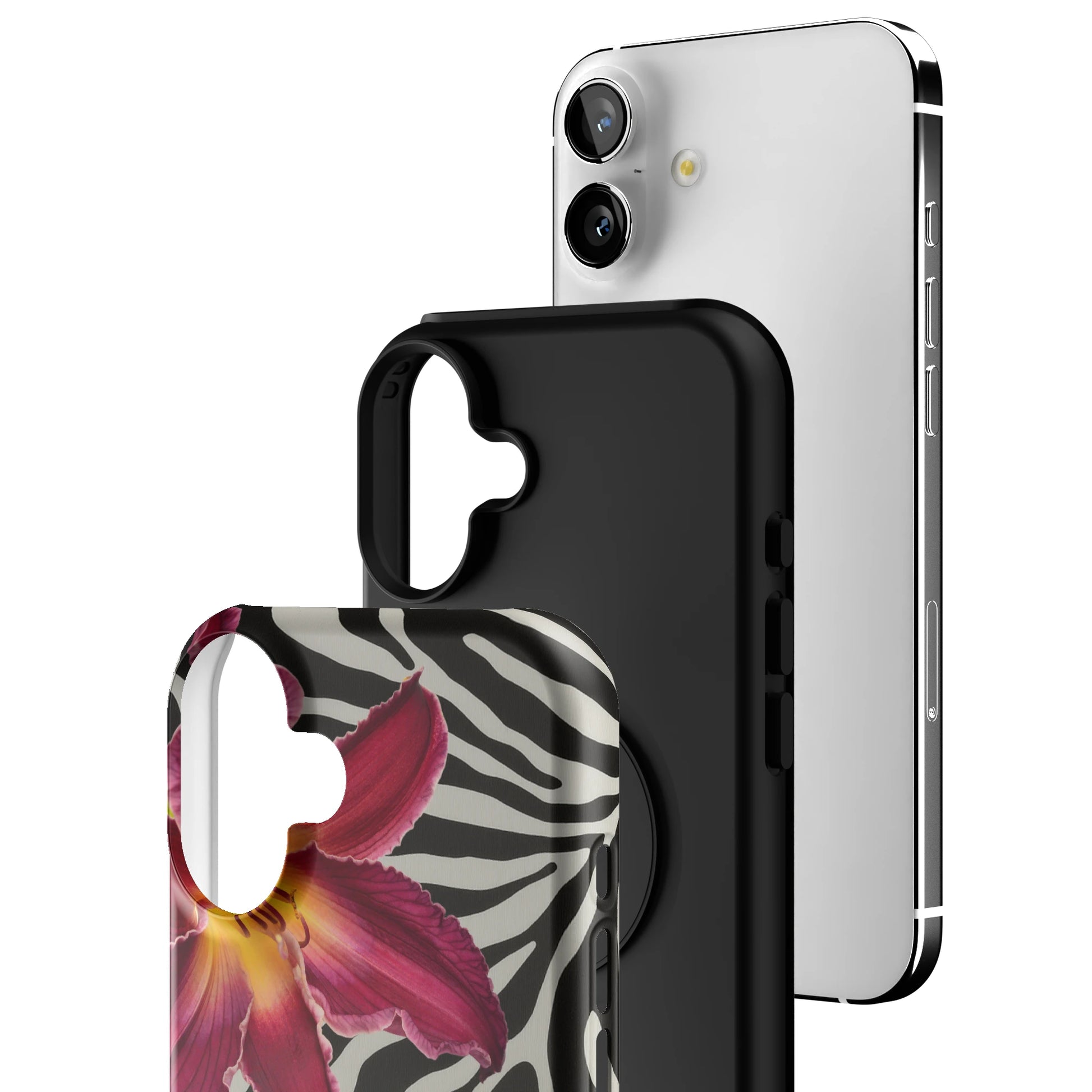Zebra Lily iPhone Case gallery - Iphone_16_Mini_Air_Plus_3