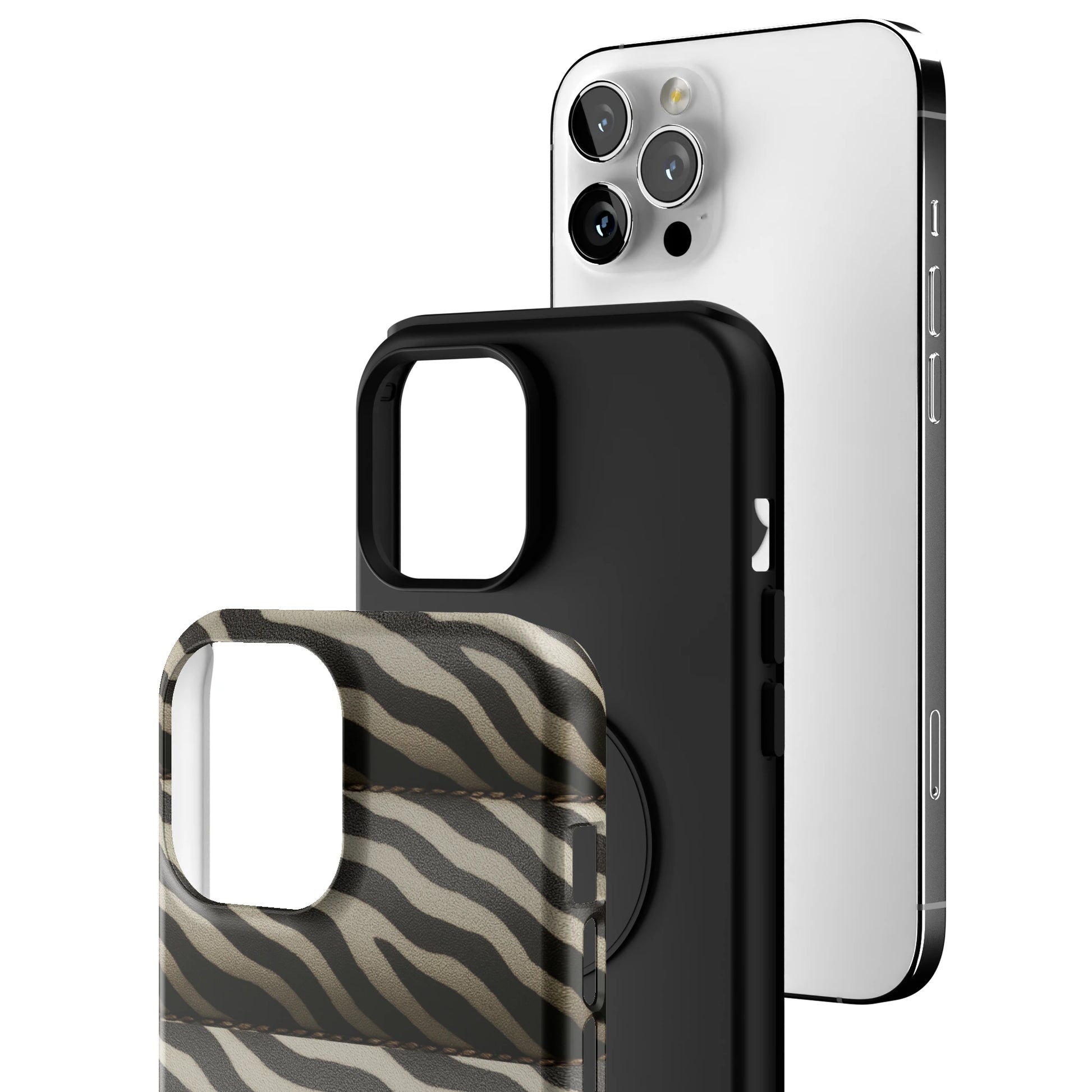 Zebra Puffer iPhone Case gallery - Iphone_12_Pro_Max_3