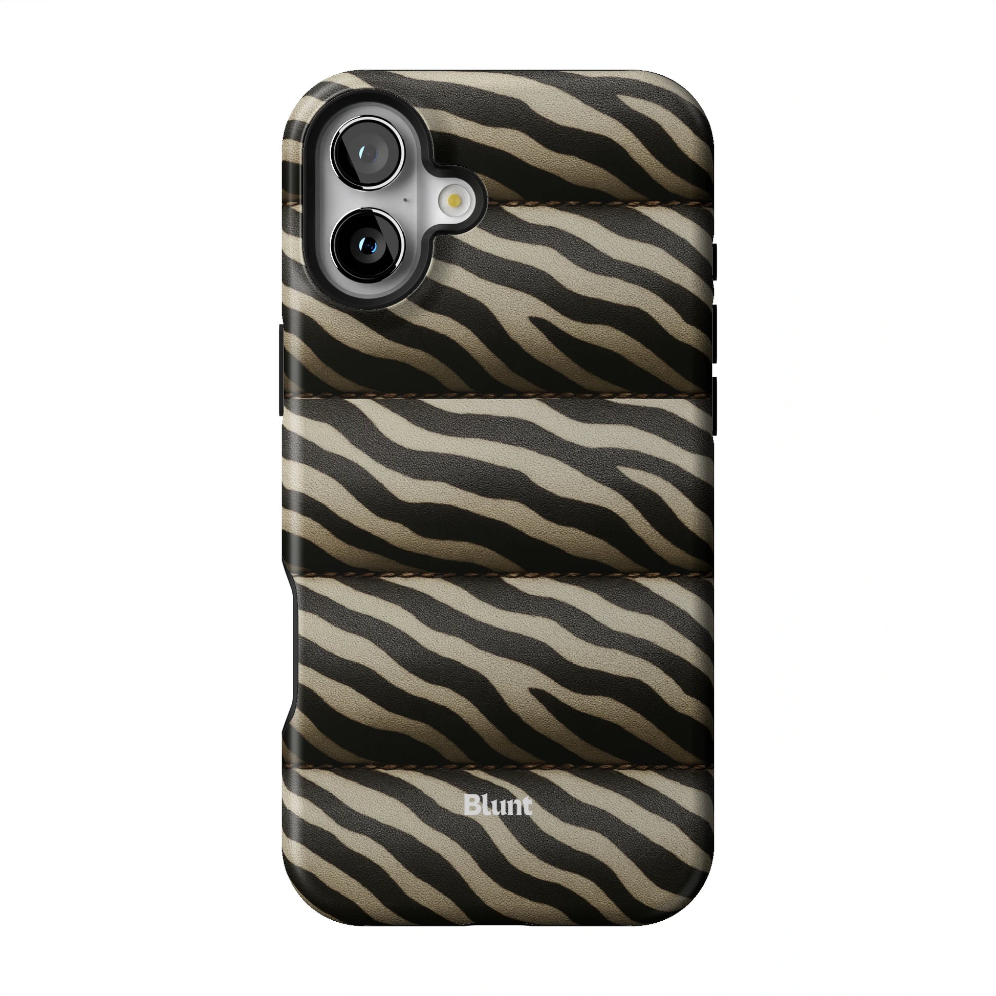 Zebra Puffer iPhone Case gallery - Iphone_16_Mini_Air_Plus_1