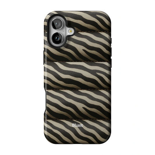 Zebra Puffer iPhone Case gallery - Iphone_16_Mini_Air_Plus_1