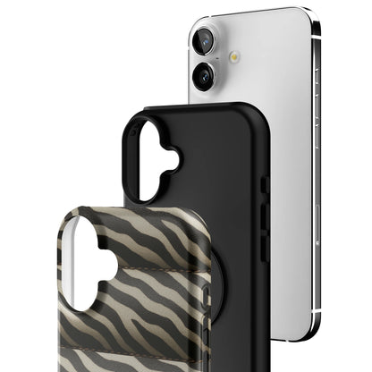 Zebra Puffer iPhone Case gallery - Iphone_16_Mini_Air_Plus_3