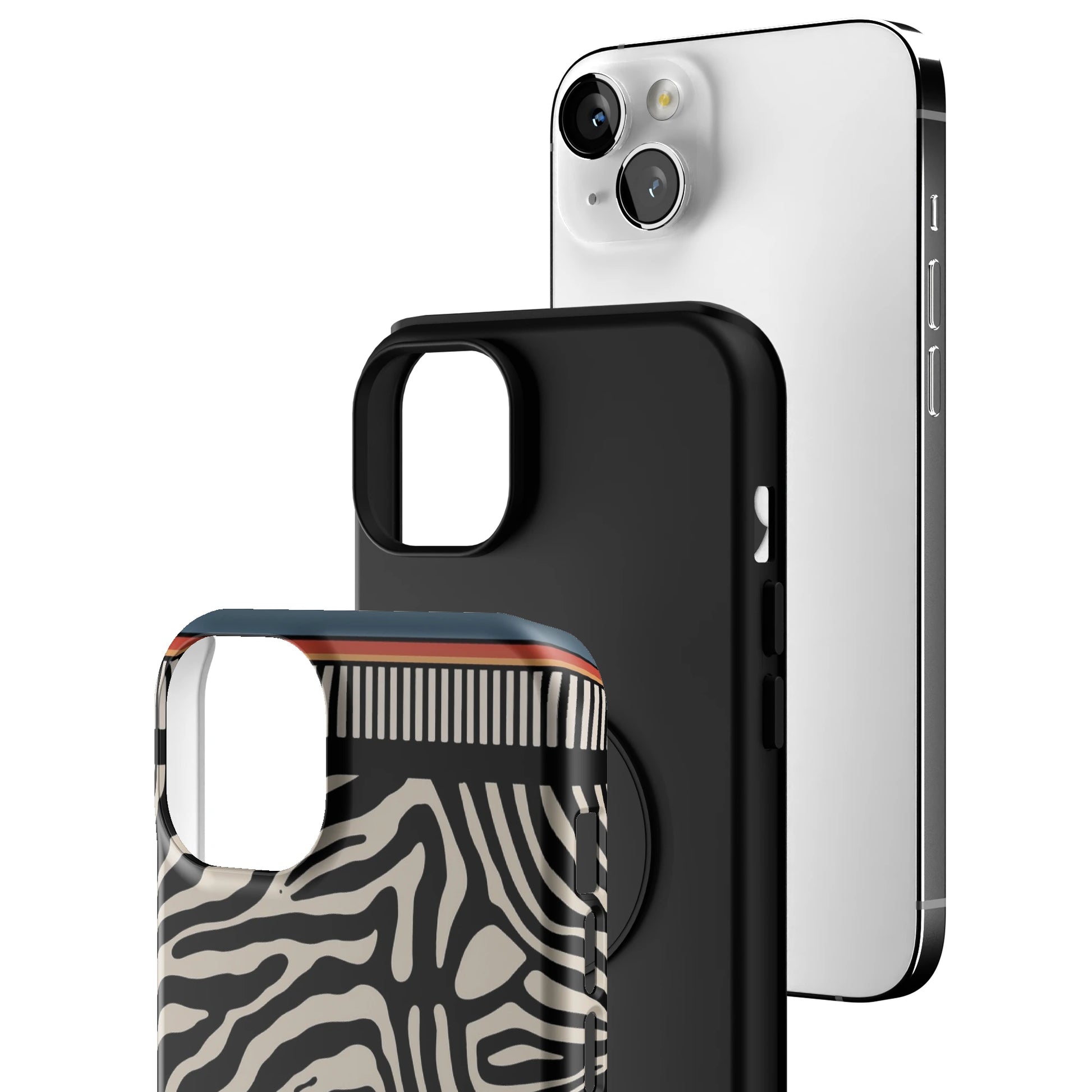 Zebra Rhythm iPhone Case gallery - Iphone_14_Mini_Air_Plus_3