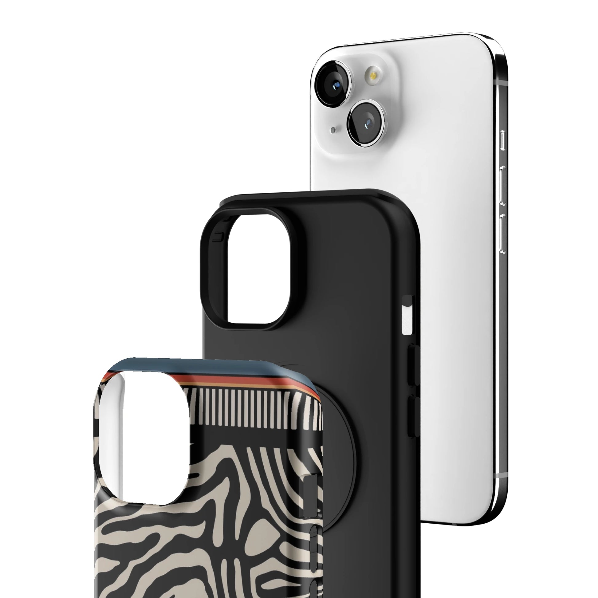 Zebra Rhythm iPhone Case gallery - Iphone_15_Iphone_3