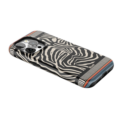 Zebra Rhythm iPhone Case gallery - Iphone_15_Pro_2