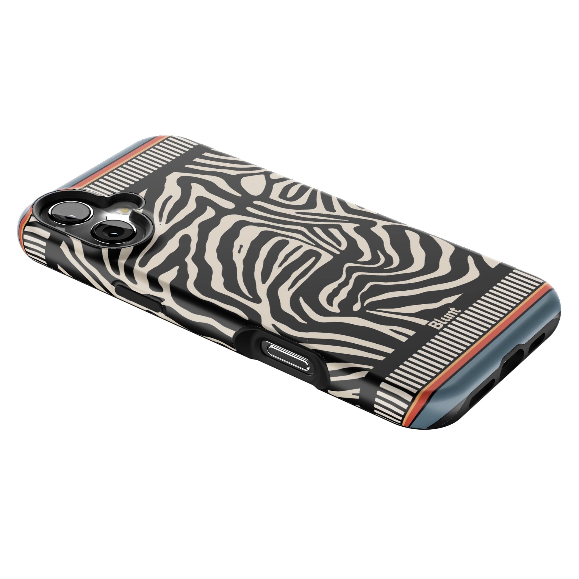 Zebra Rhythm iPhone Case gallery - Iphone_16_Mini_Air_Plus_2
