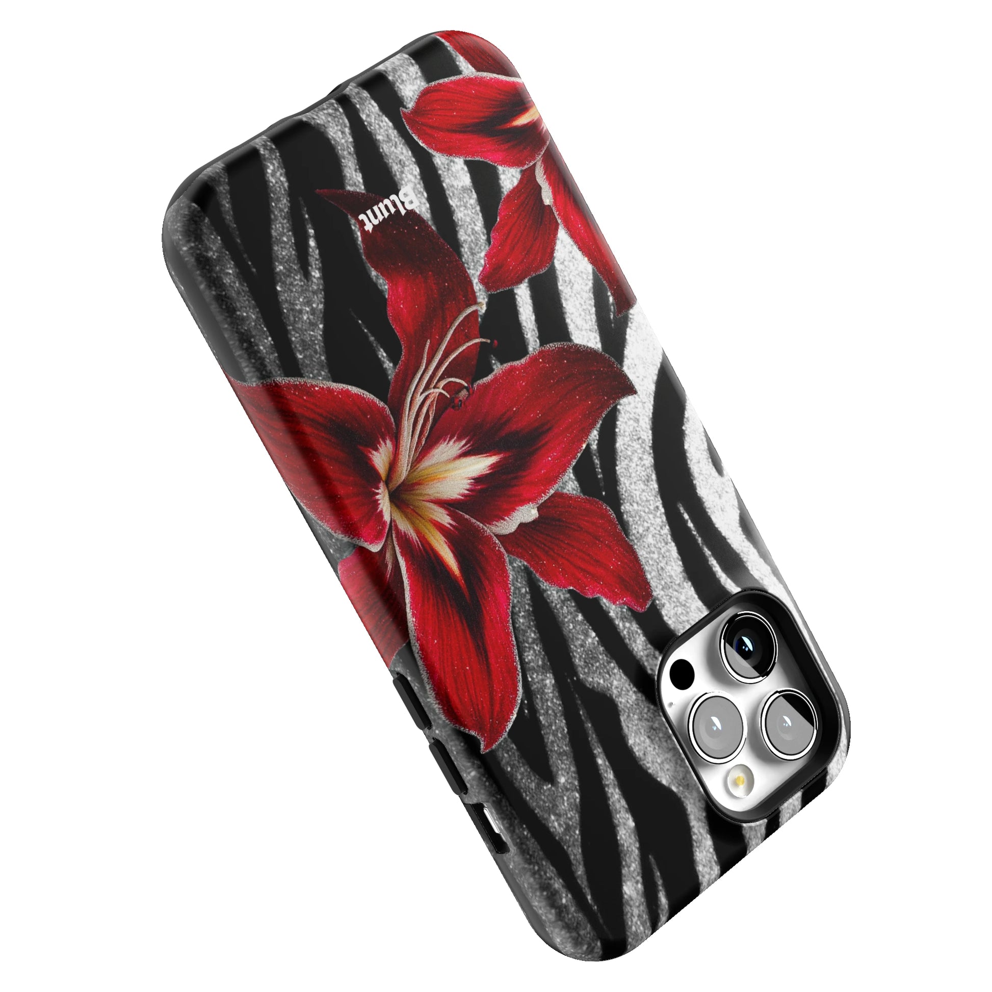 Zebra Rouge iPhone Case gallery - Iphone_12_Pro_Max_5