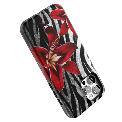 Zebra Rouge iPhone Case gallery - Iphone_12_Pro_Max_5