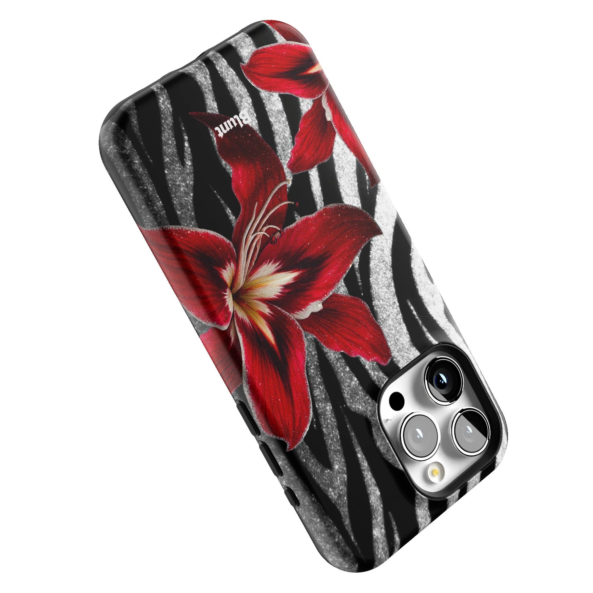 Zebra Rouge iPhone Case gallery - Iphone_15_Pro_Max_5