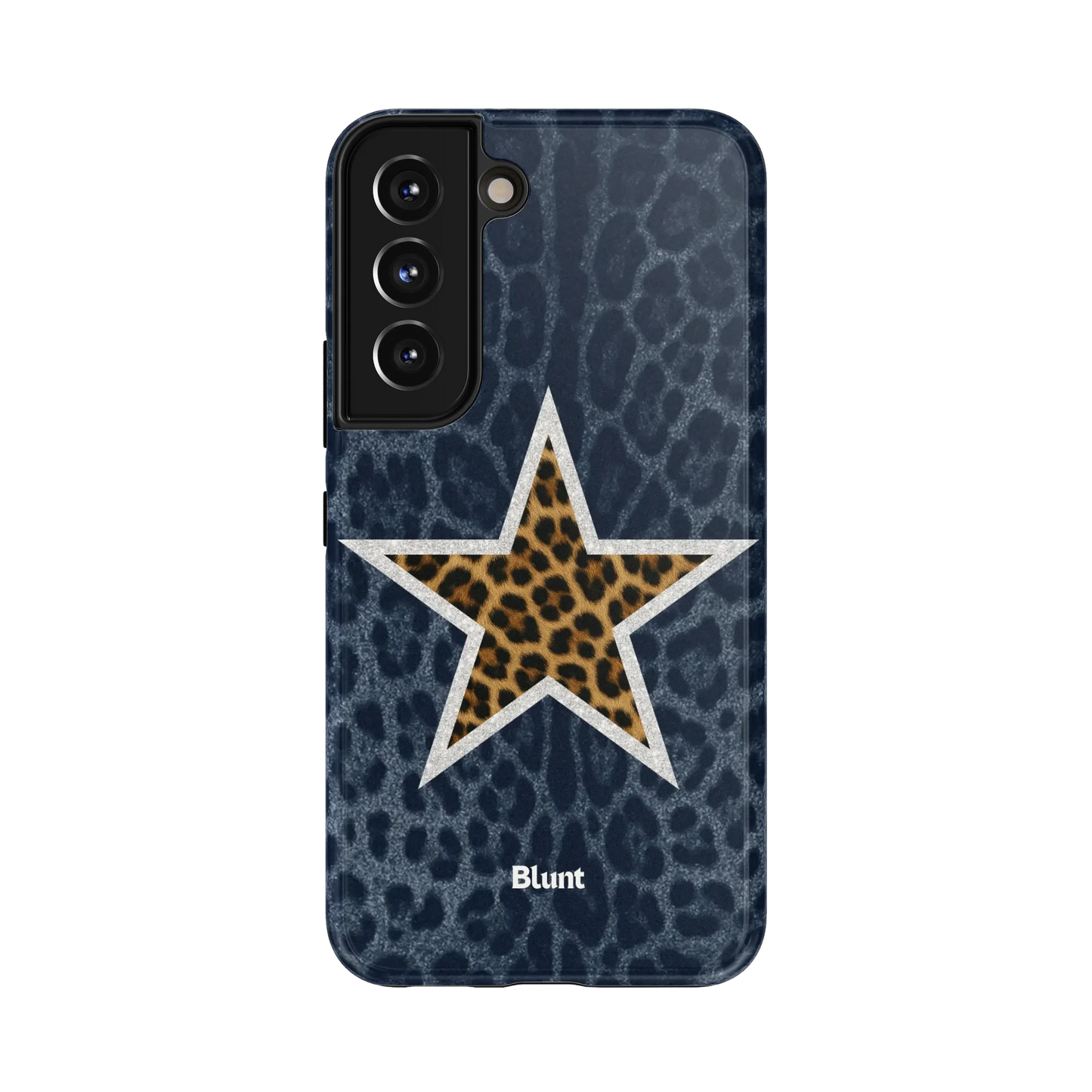 Denim Cheetah Star Samsung Case