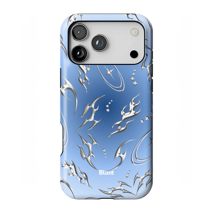 Blue Cyber iPhone Case