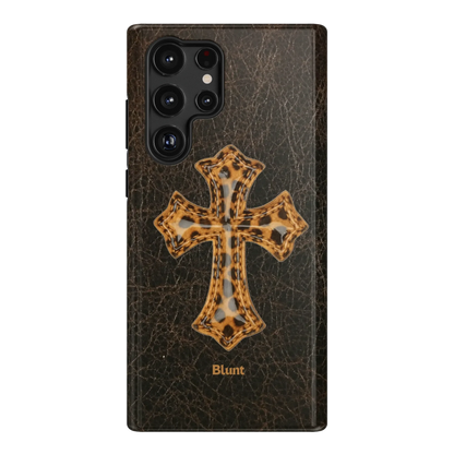 Golden Celine Samsung Case