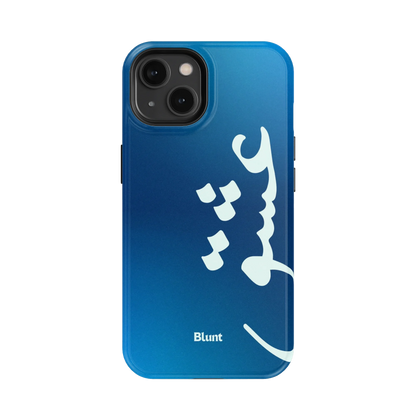 Blue Love iPhone Case