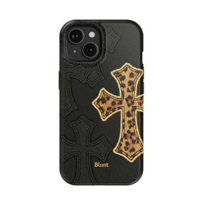 Cheetah Cross iPhone Case