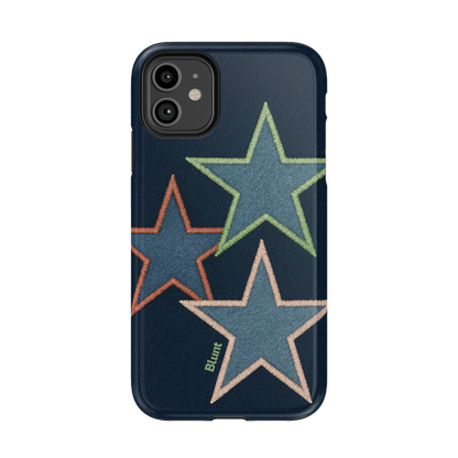 Neon Stars iPhone Case