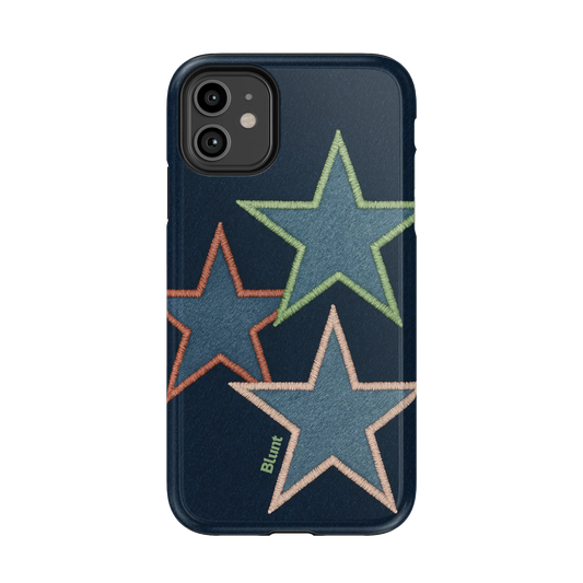 Neon Stars iPhone Case