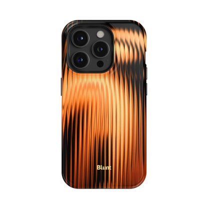 Copper Ripple iPhone Case
