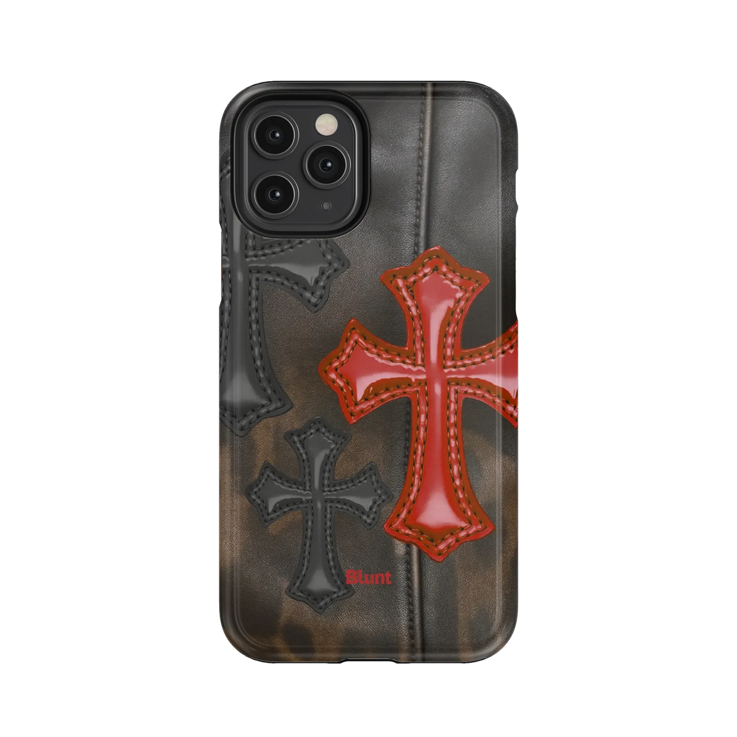 Leather Crosses iPhone Case