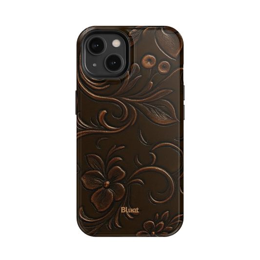 Tooled Leather iPhone Case