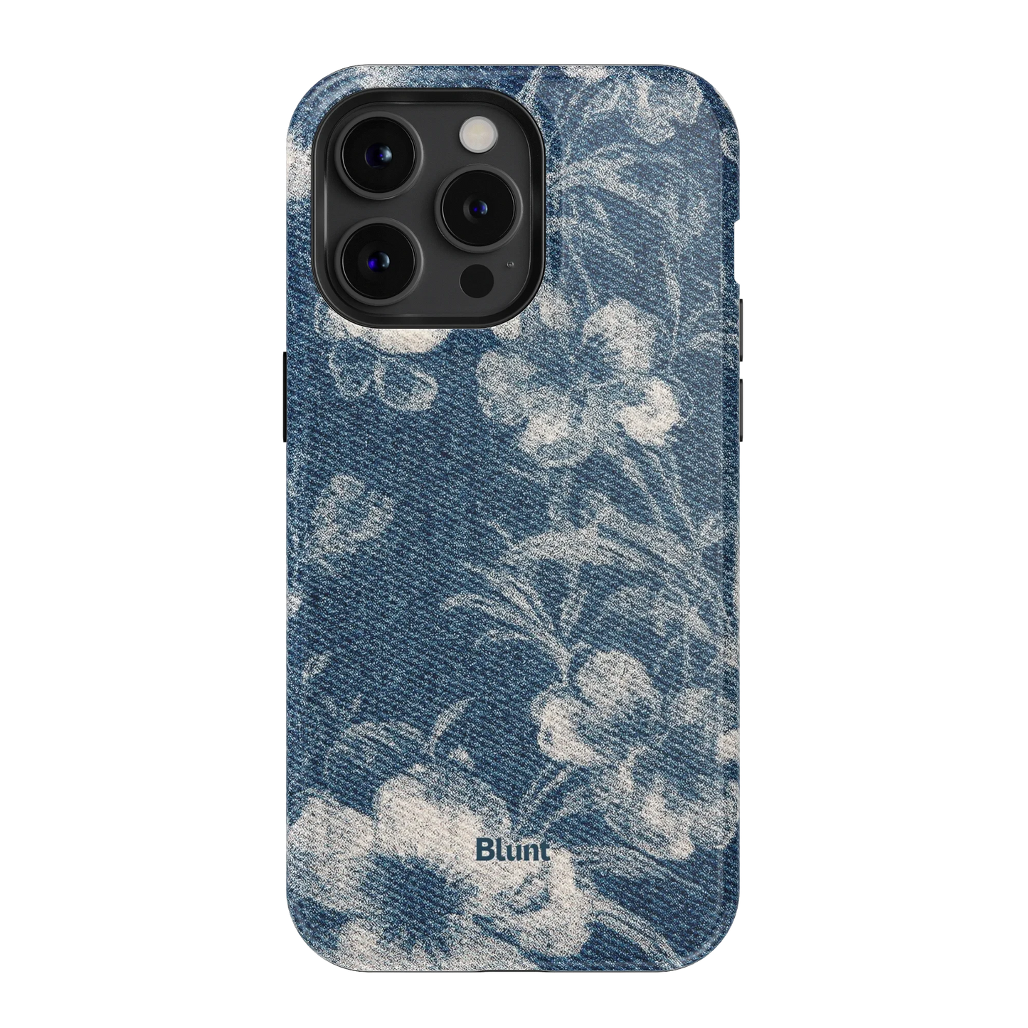 Denim Bloom iPhone Case