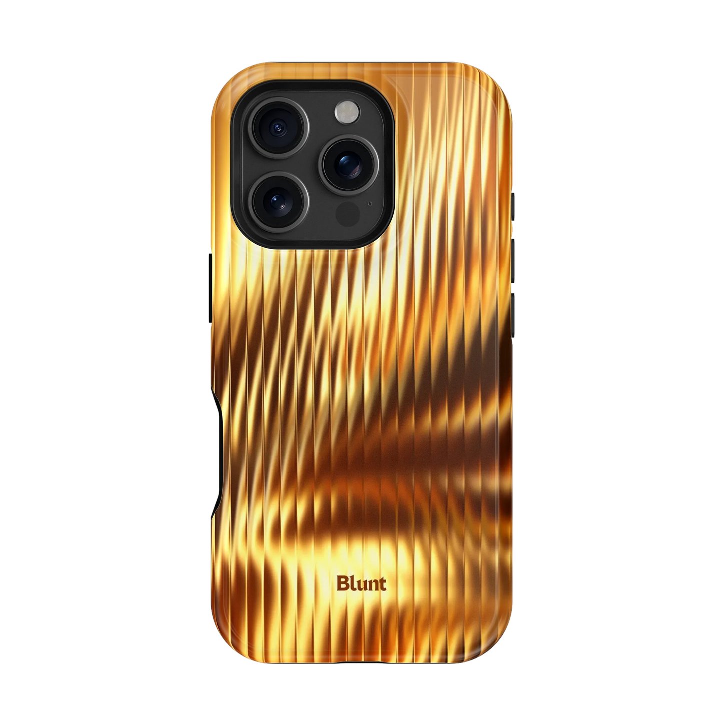 Golden Ripple iPhone Case