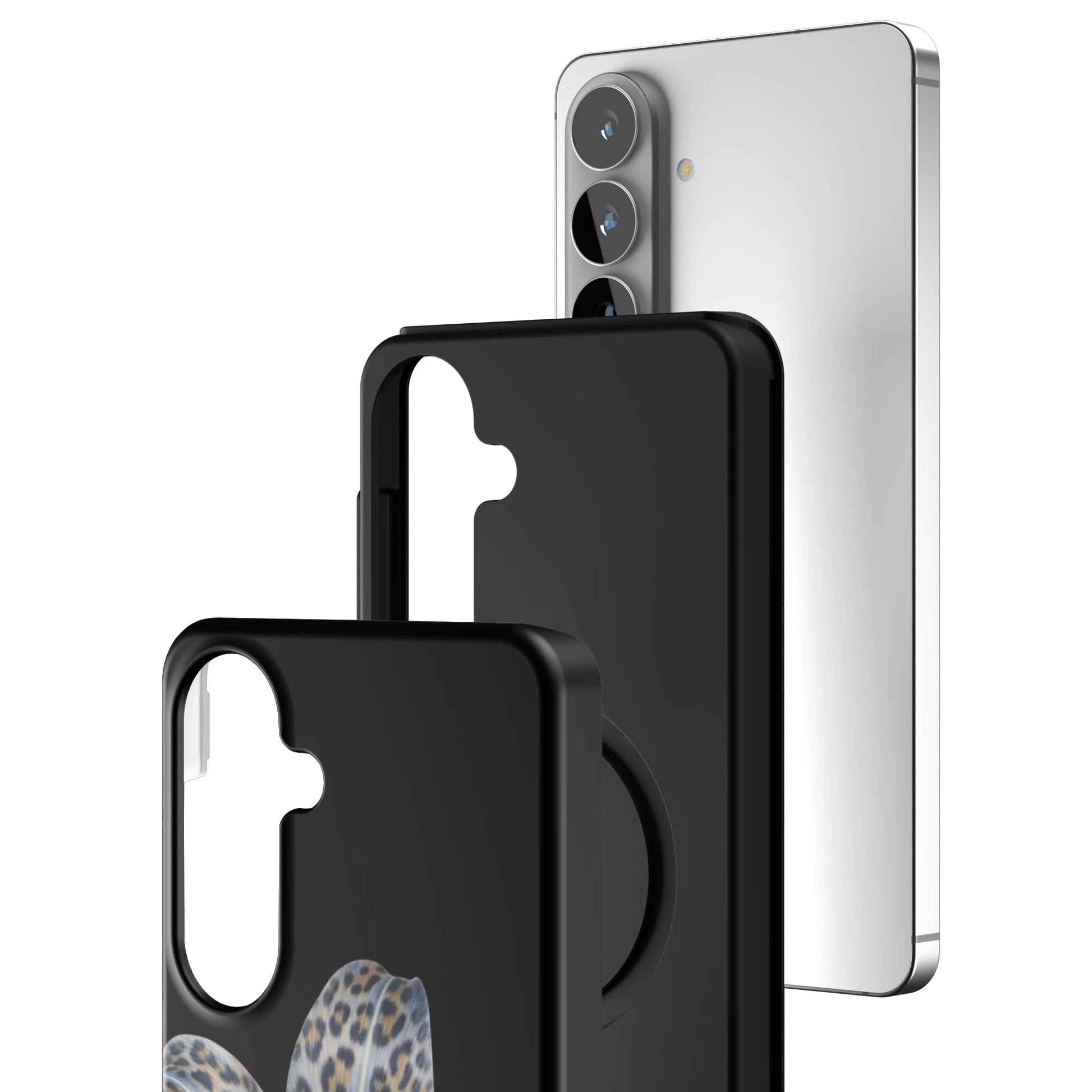 Blue-Leopard-Bloom-samsung-case-Galaxy S26 Plus-3