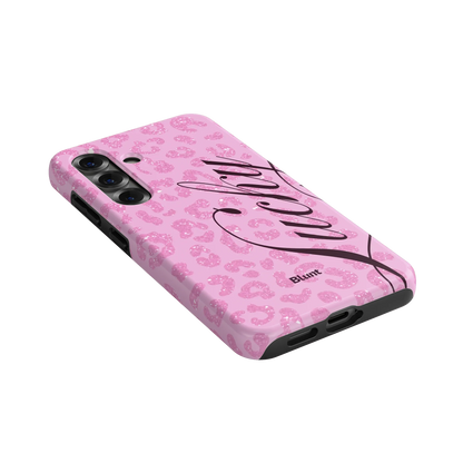Pink Cheetah Lucky Samsung Case