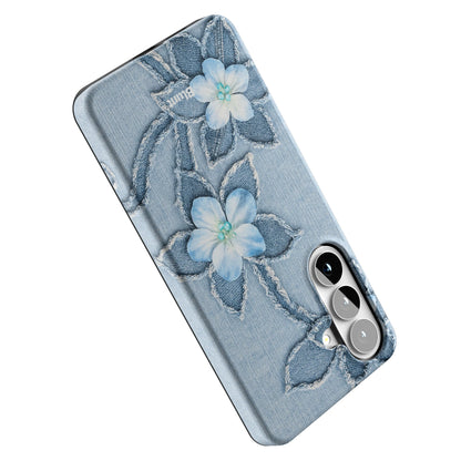 Denim-Blue-Bloom-samsung-case-Galaxy S26 Plus-4
