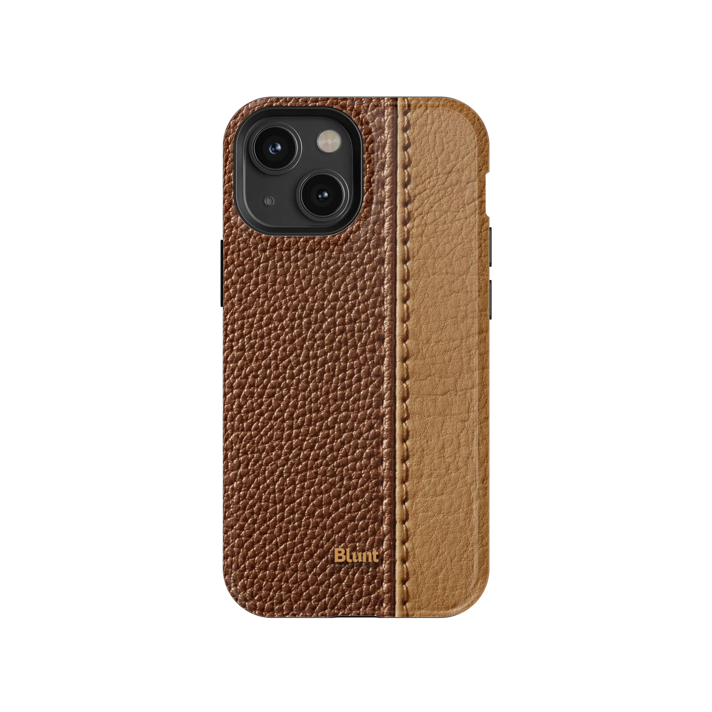 Two-Tone Walnut iPhone Case