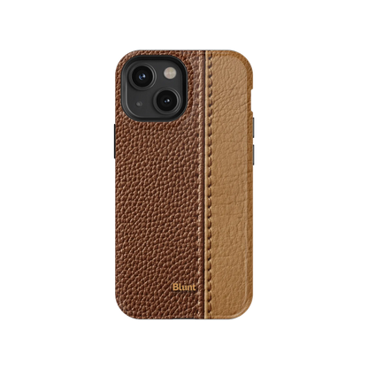 Two-Tone Walnut iPhone Case