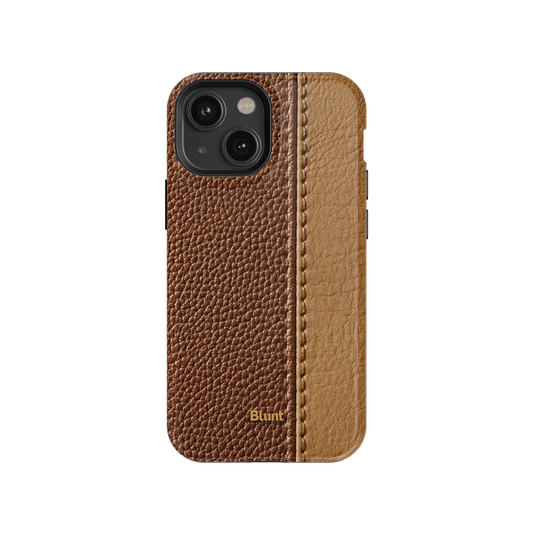 Two-Tone Walnut iPhone Case