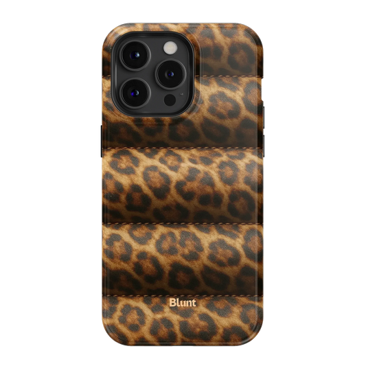 Cheetah Puffer iPhone Case