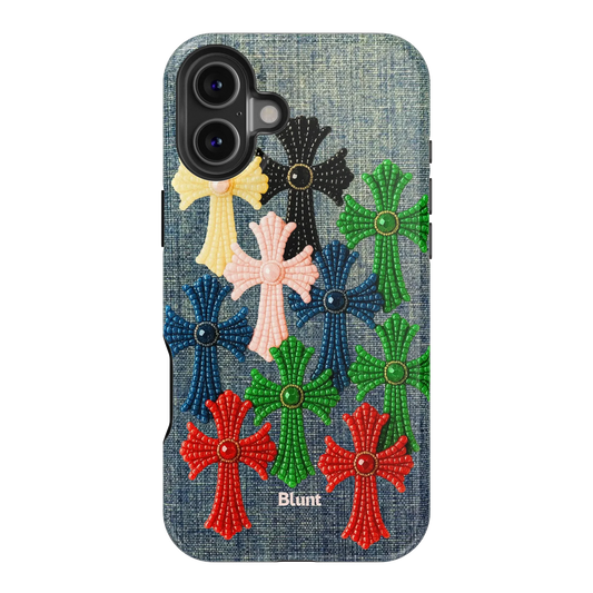 Cross Stitch iPhone Case